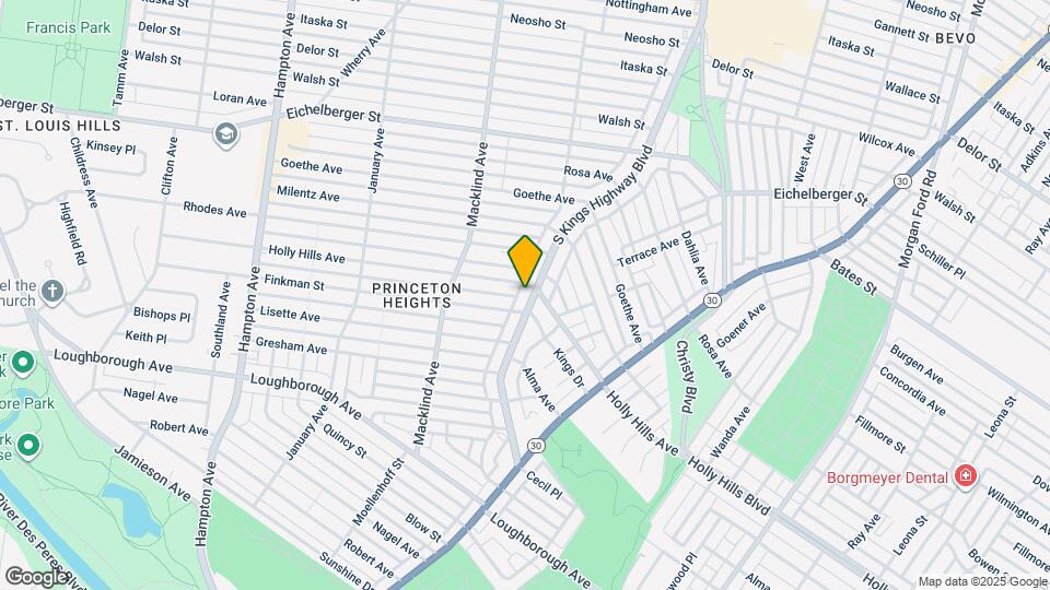 5909 S Kingshighway Blvd, Unit 5909 Map and Location Details