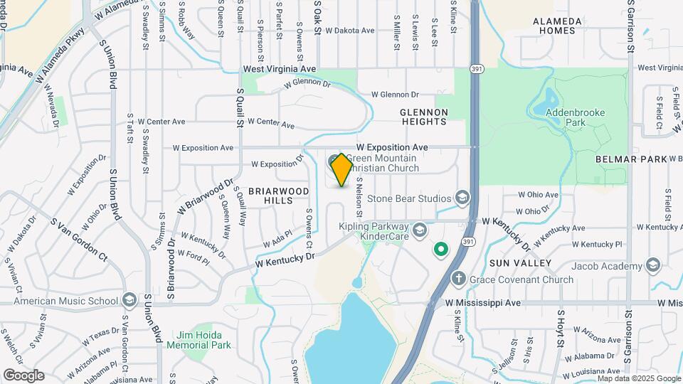 823 S Oak St Mapa y Detalles de la Ubicación