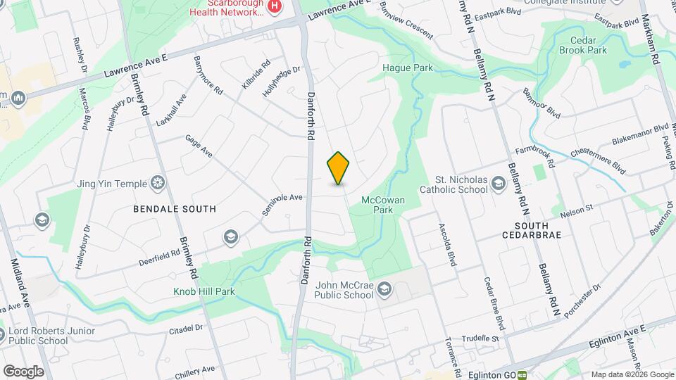 540 McCowan Rd Map and Location Details