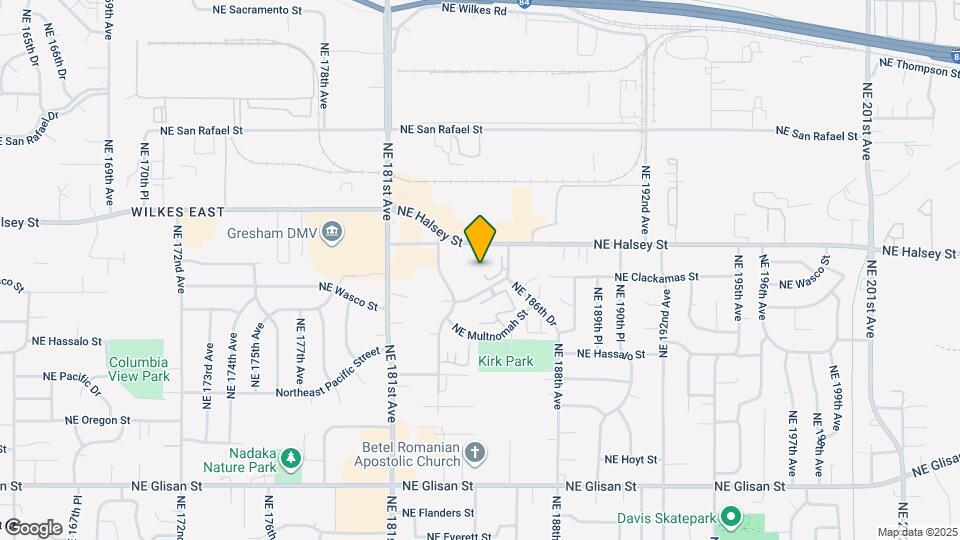 1334 NE 186th Ave Map and Location Details