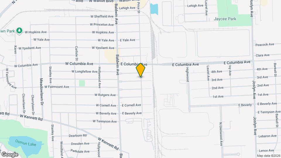 85 E Strathmore Ave Map and Location Details