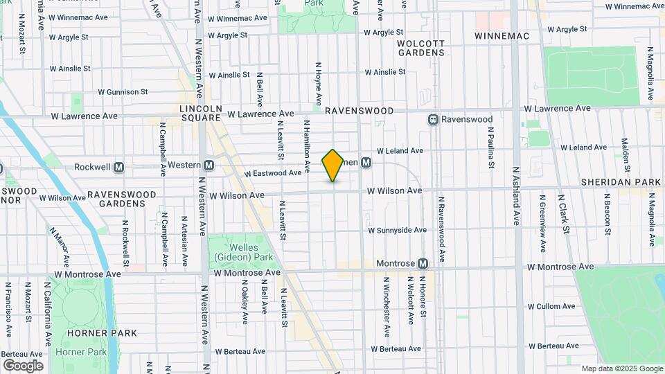 4606 N Seeley Ave Map and Location Details