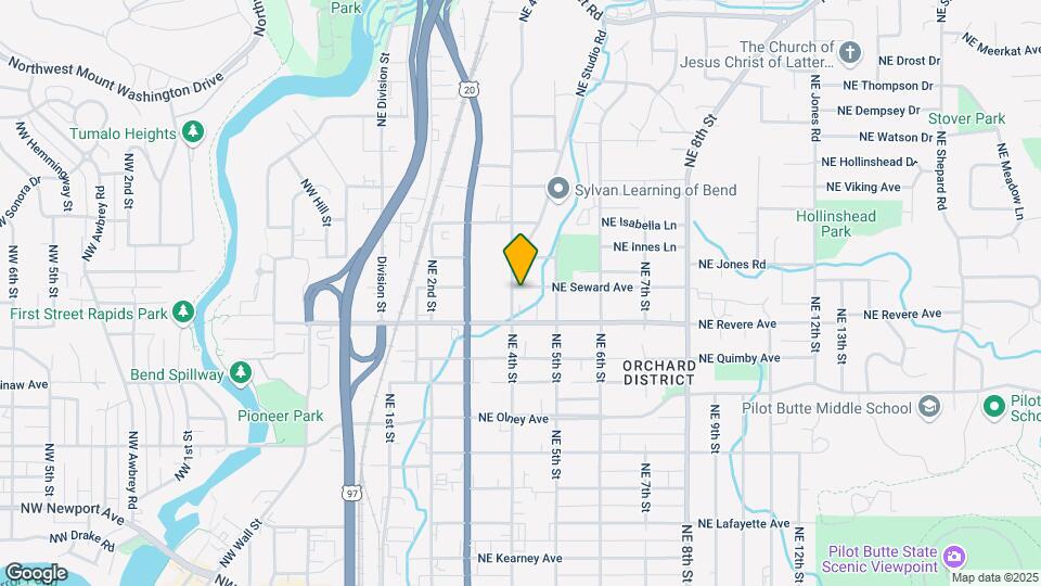 405 NE Seward Ave Map and Location Details