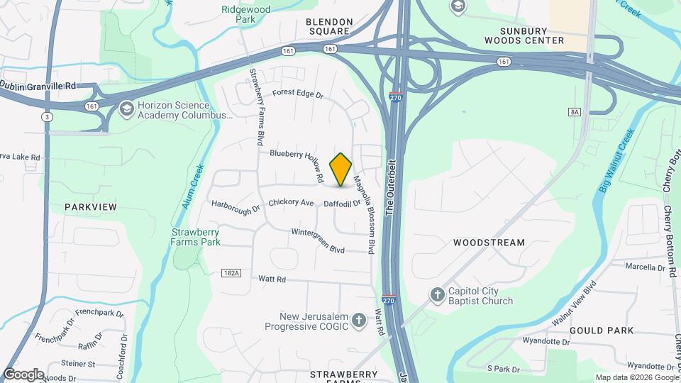 4017 Blueberry Hollow Rd Map and Location Details