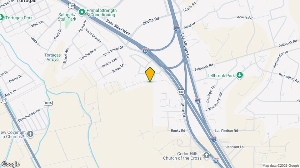 3866 Silverado Lp Map and Location Details