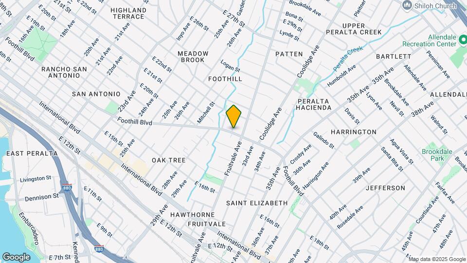 3002-3004 Foothill Blvd Mapa y Detalles de la Ubicación