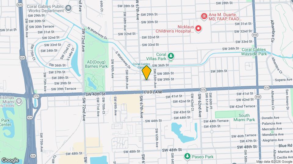 6560 SW 39th St Map and Location Details