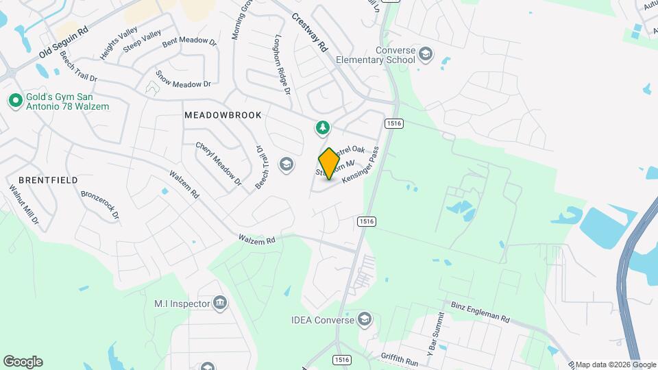 6027 Kensinger Pass Map and Location Details