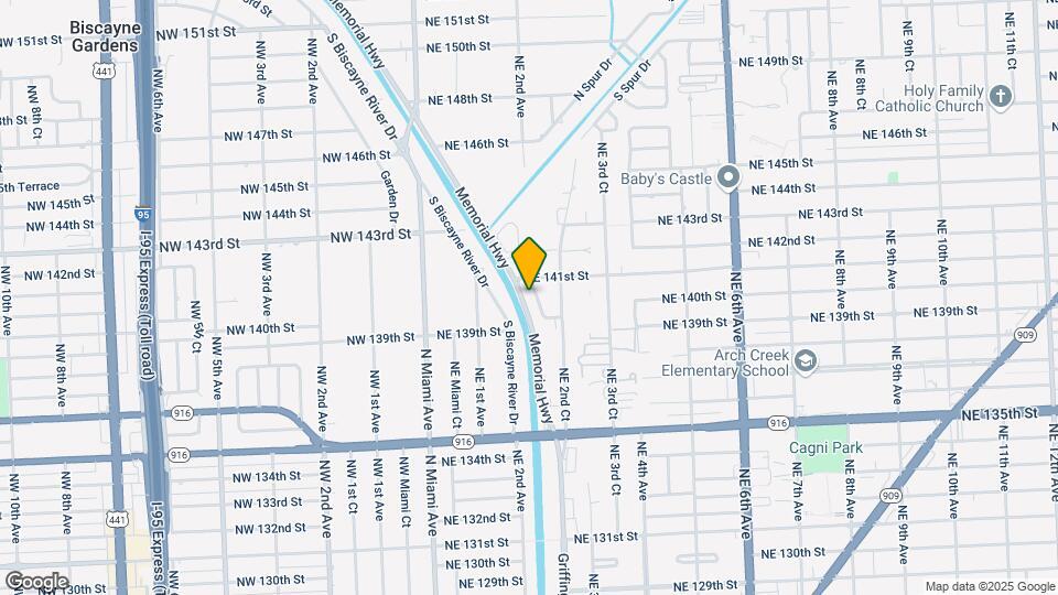 14000 NE 2nd Ave Map and Location Details