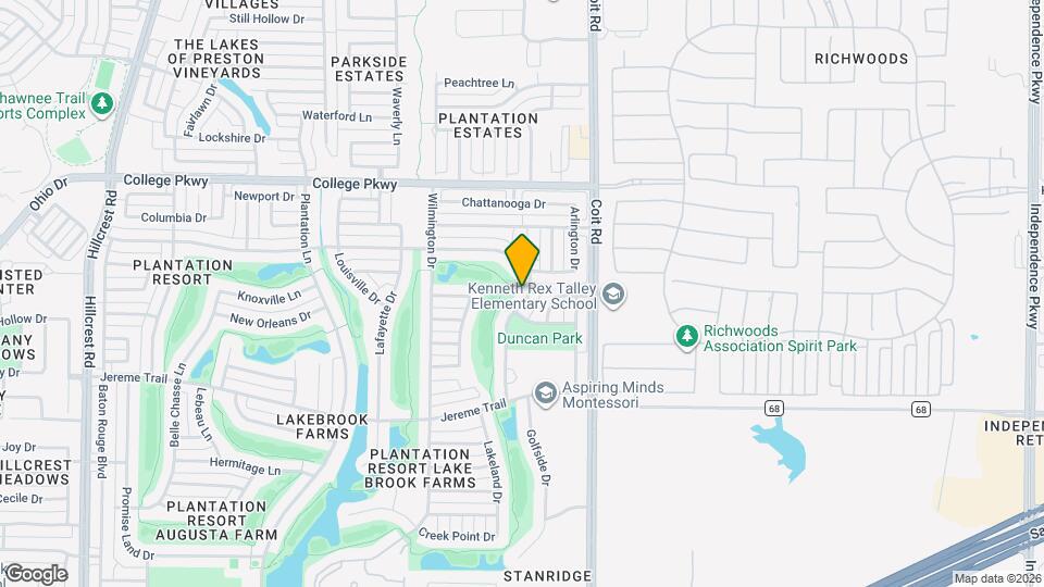 5901 Norfolk Ln Map and Location Details