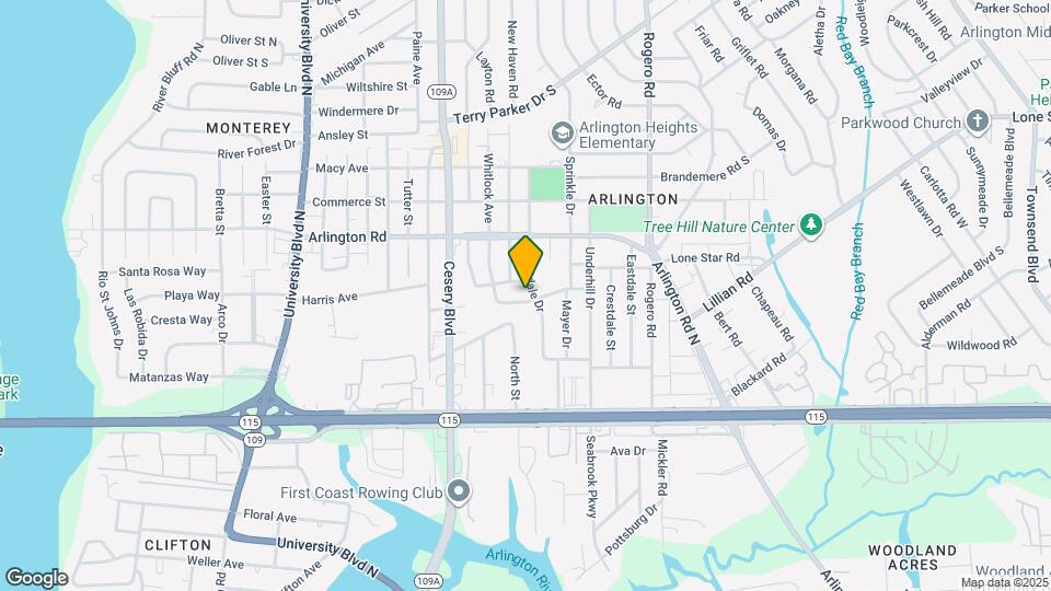 6237 Pinelock Dr Map and Location Details