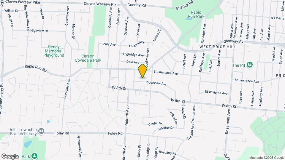 4430 Ridgeview Ave Map and Location Details