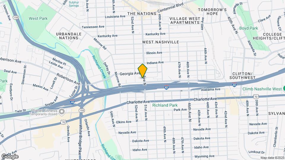 5100 Delaware Ave Map and Location Details