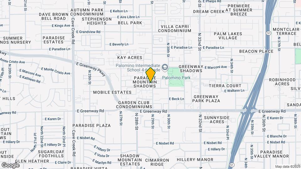 15630 N 29th St Mapa y Detalles de la Ubicación