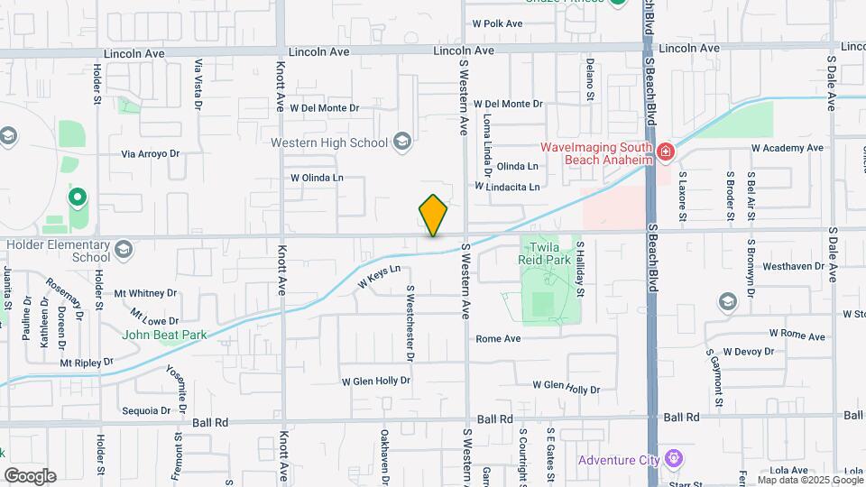 3232 W Orange Ave Map and Location Details