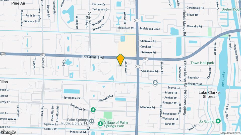 1101 Colonial Palms Way Map and Location Details