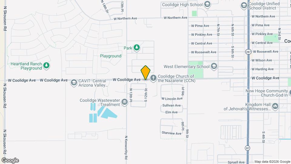 1204 W Prior Ave Map and Location Details