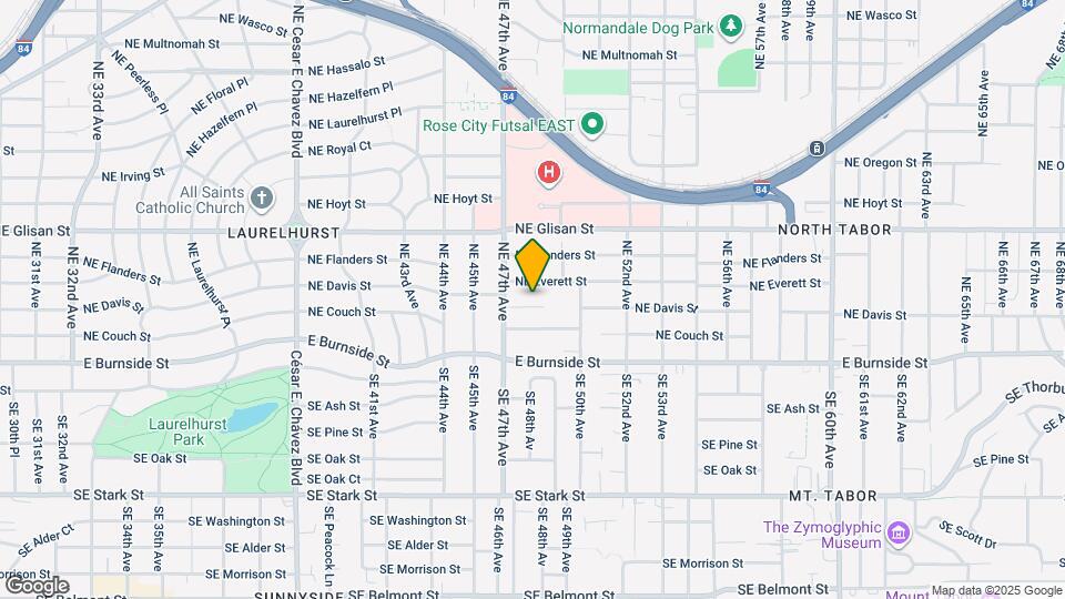 4751 NE Davis St Map and Location Details