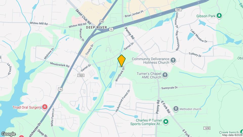 7838 Woodpark Dr Map and Location Details