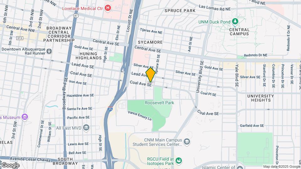1211 Coal Ave SE Mapa y Detalles de la Ubicación