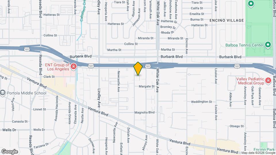 5434 Zelzah Ave Map and Location Details