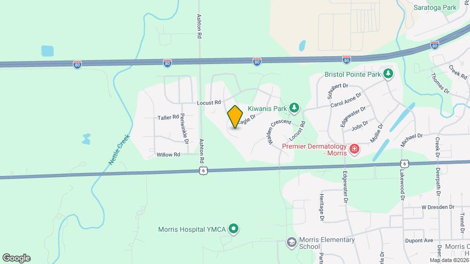 1836 Sunset Ln Map and Location Details