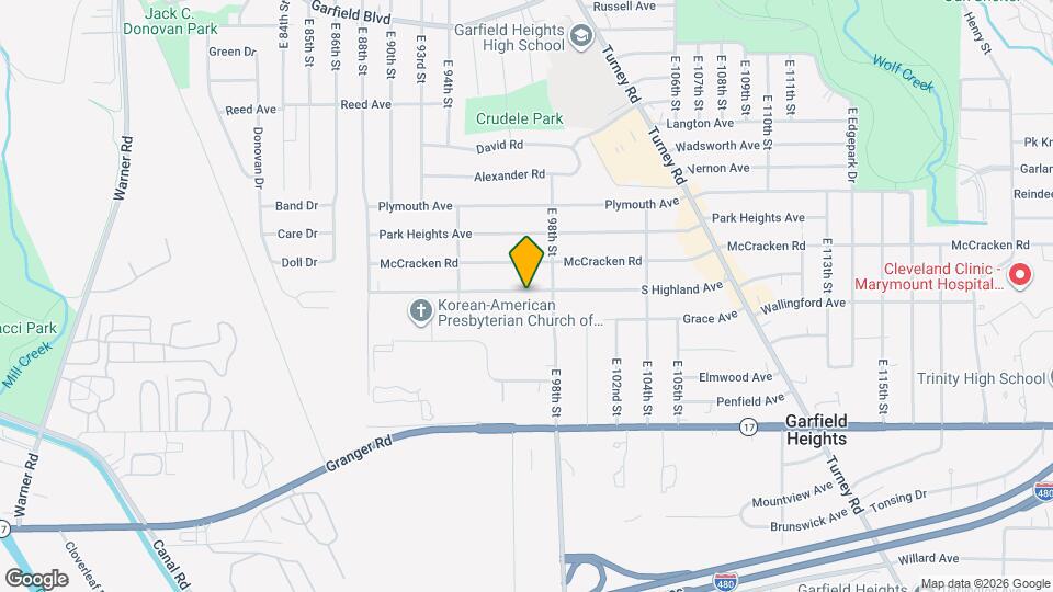 9704 S Highland Ave Mapa y Detalles de la Ubicación