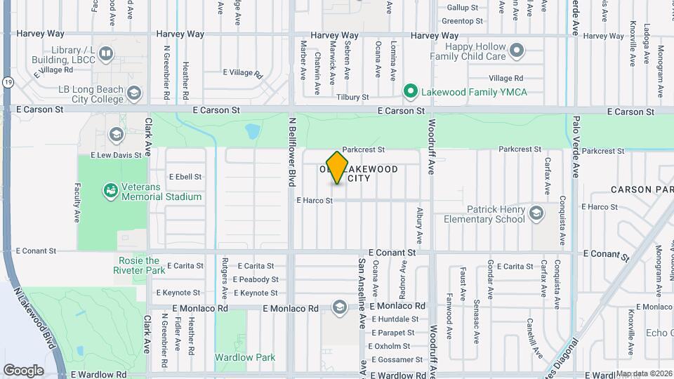 3816 Marwick Ave Map and Location Details