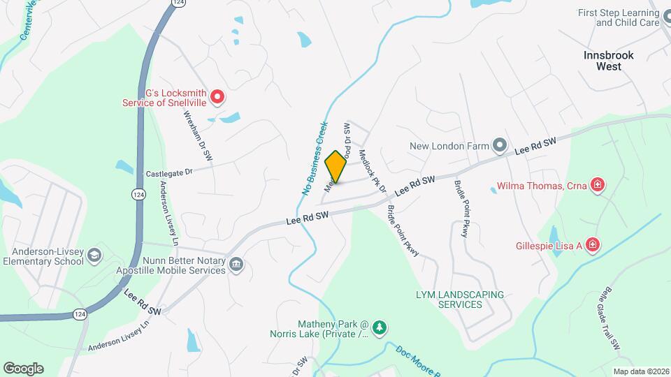 4284 Wood Cove Dr Map and Location Details