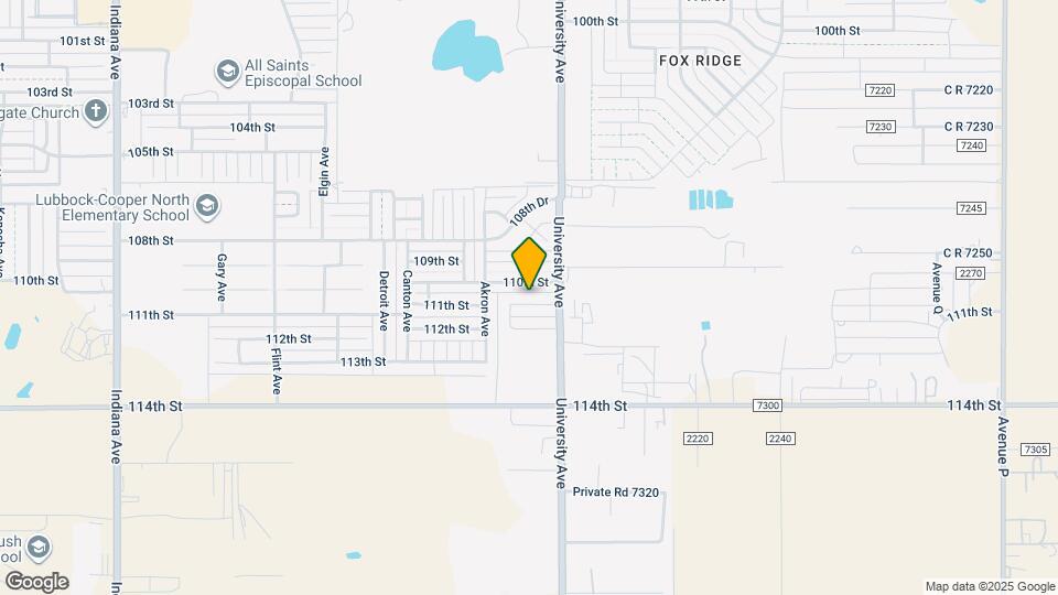 2510 111th St Map and Location Details