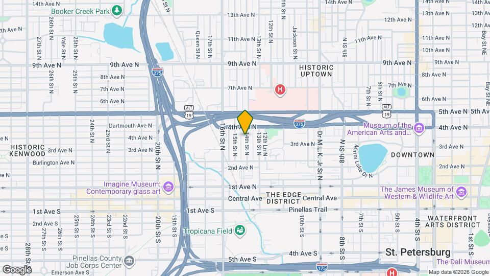 340 1/2 14th St N Map and Location Details