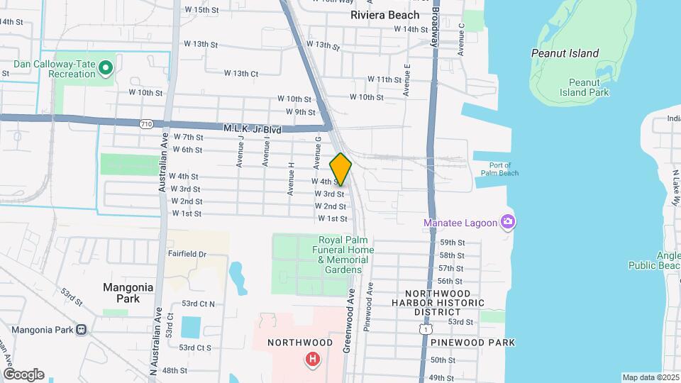 522 W 3rd St Map and Location Details