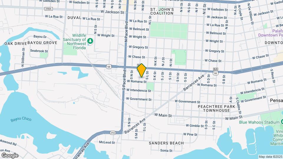1970 W Romana St Mapa y Detalles de la Ubicación