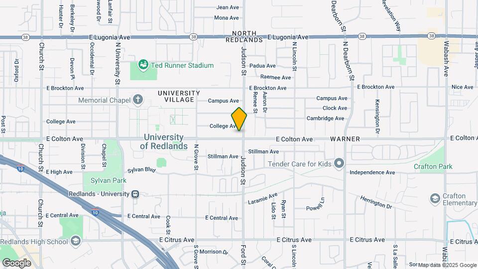 1333 E Colton Ave Mapa y Detalles de la Ubicación