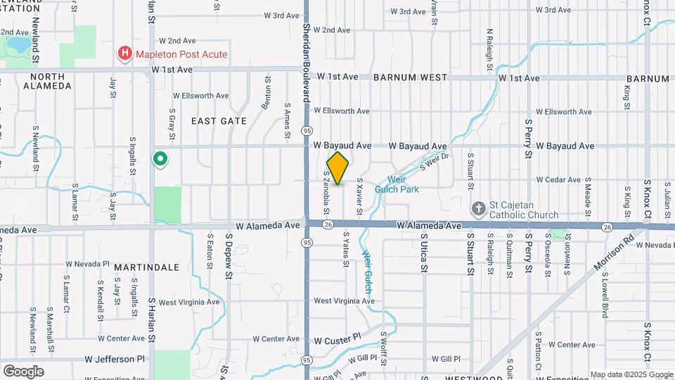 225 S Yates St Map and Location Details