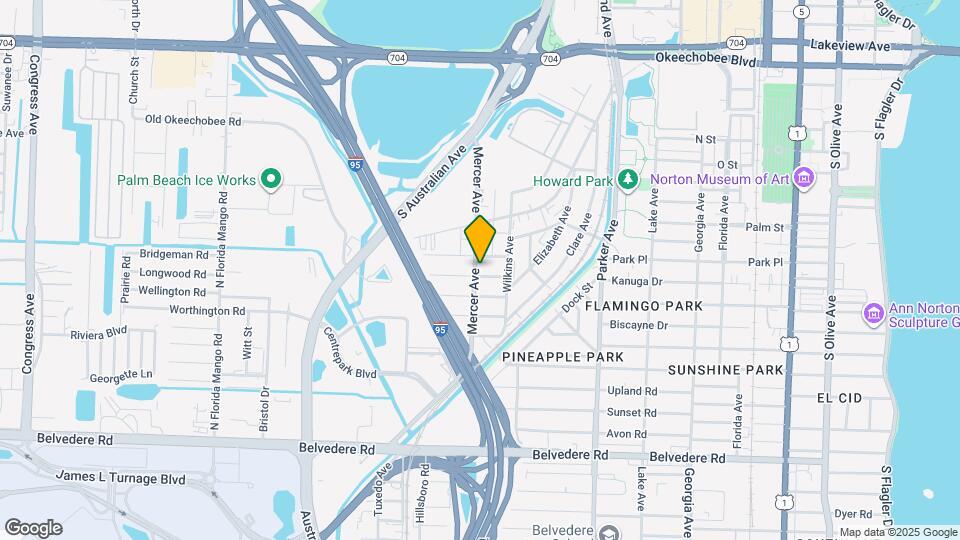 1231 Longwood St Map and Location Details