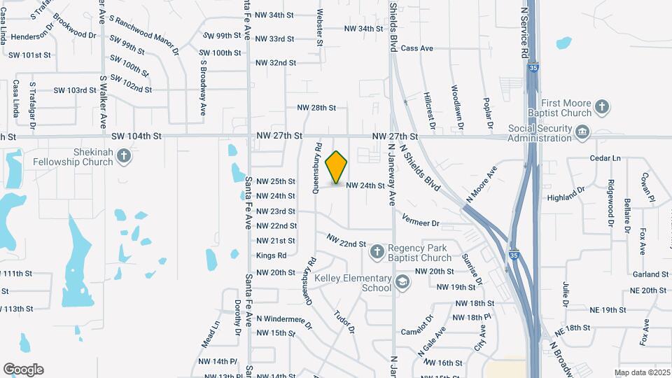 912 NW 24th St Map and Location Details