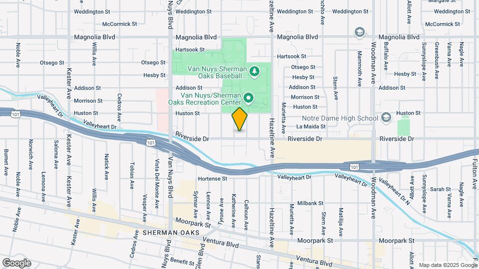 14217 Riverside Dr Map and Location Details