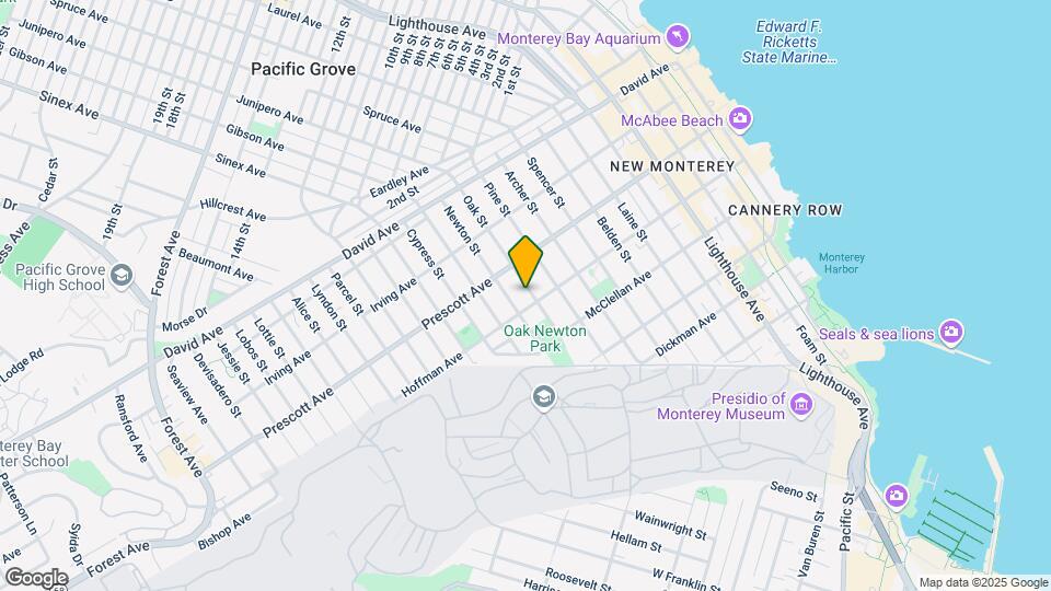 619 Oak St Map and Location Details