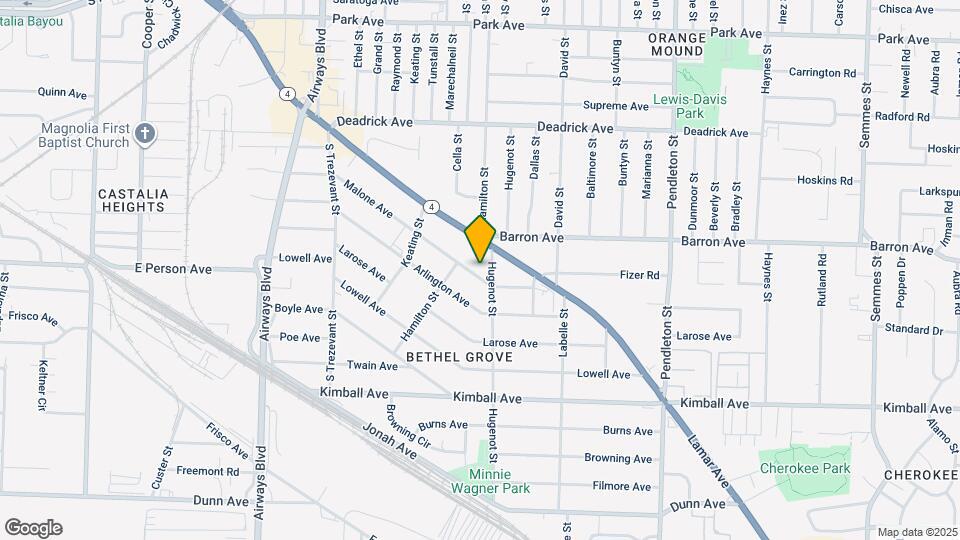 2540 Malone Ave Map and Location Details