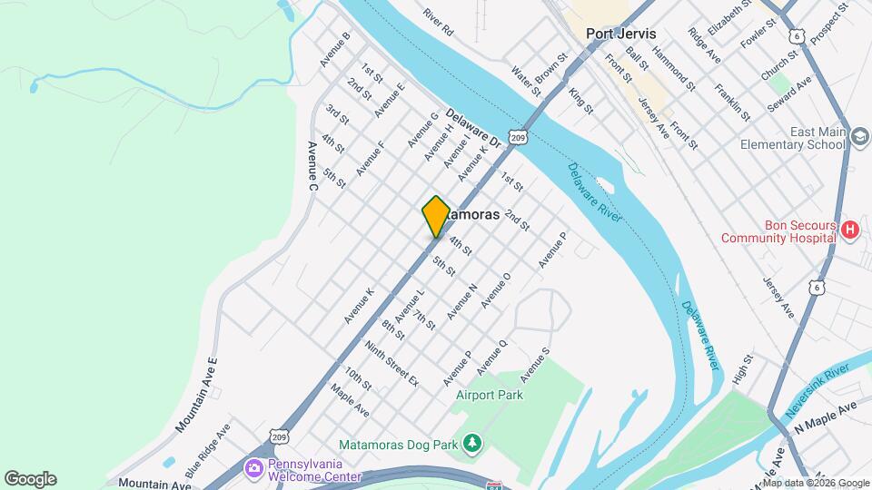 406 Pennsylvania Ave, Unit 2 Map and Location Details