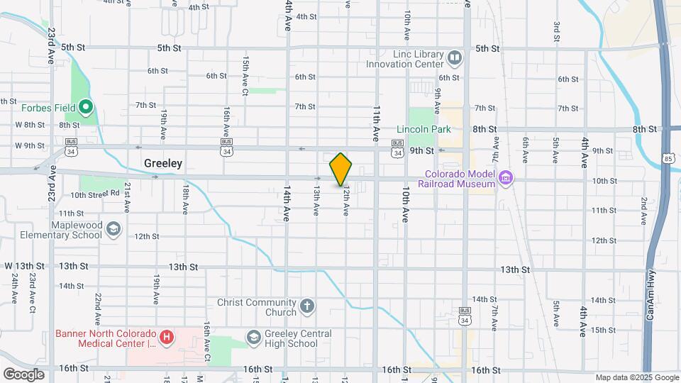 1015 12th Ave Map and Location Details