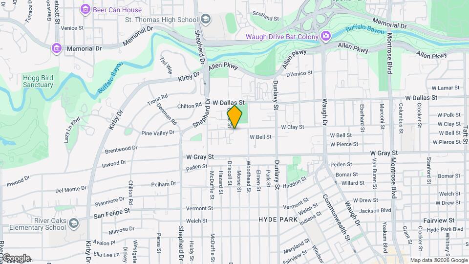 3619 W Clay St Map and Location Details