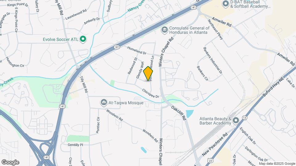 4336 Hickory Wood Ln Map and Location Details