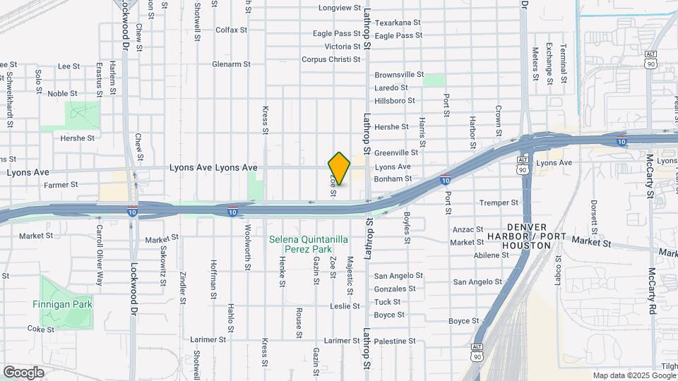 733 Zoe St Map and Location Details