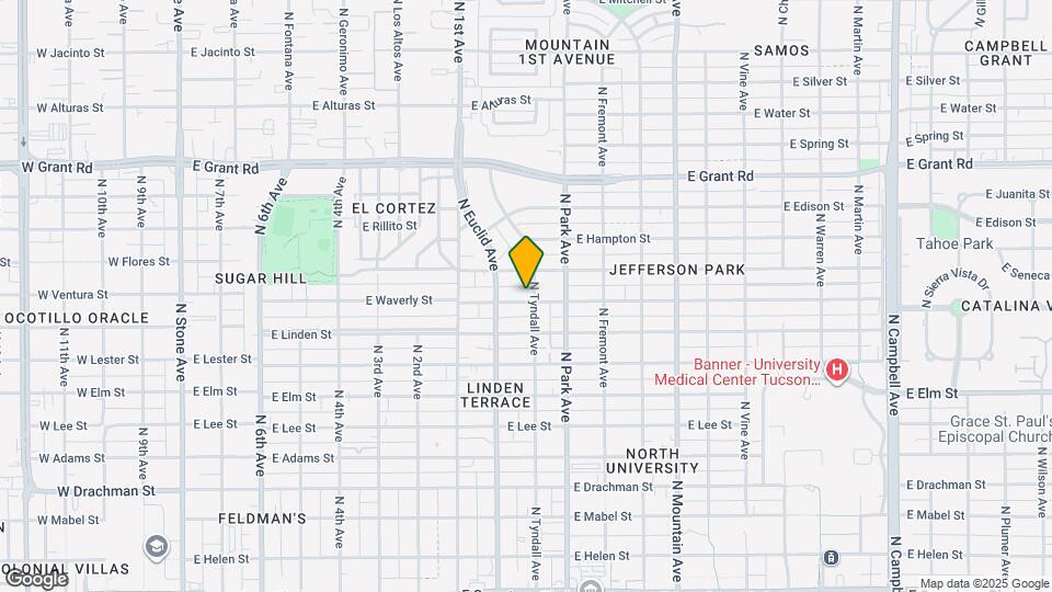 839 E Waverly St Map and Location Details