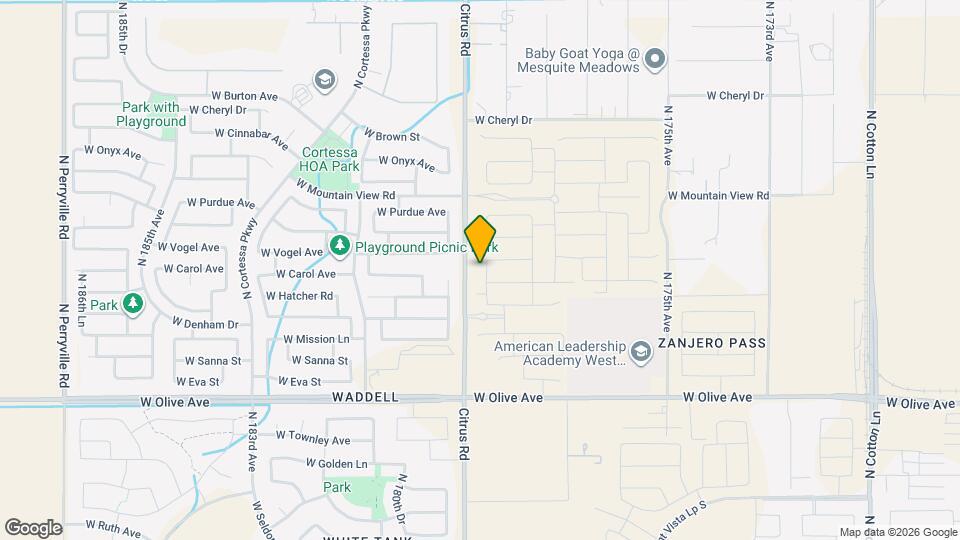 9538 N 178th Dr Map and Location Details
