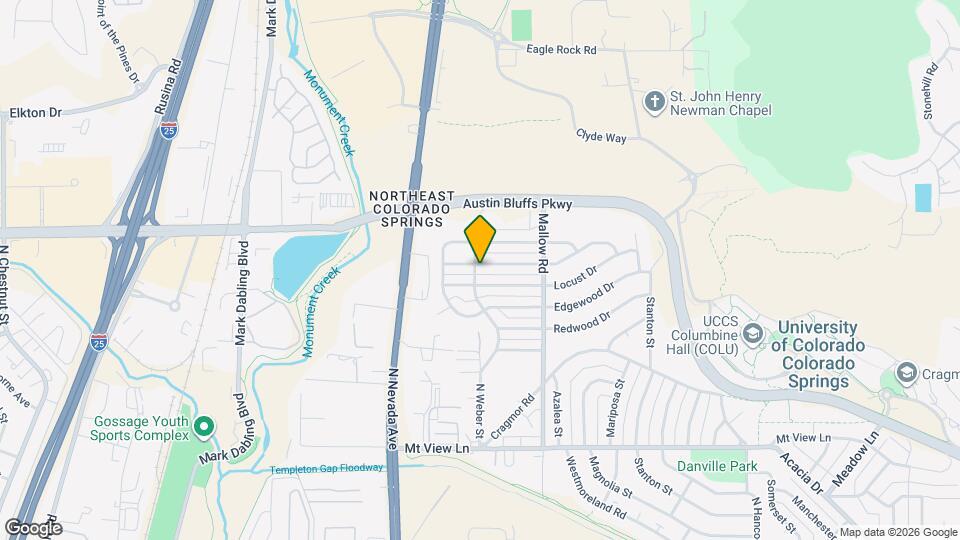 4613 N Weber St Map and Location Details