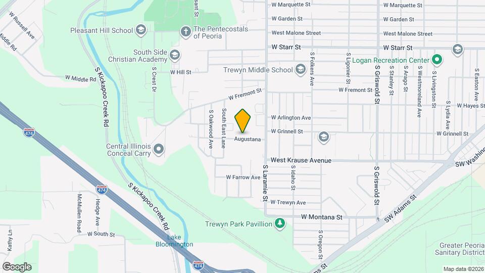 3203 W Augustana St Mapa y Detalles de la Ubicación