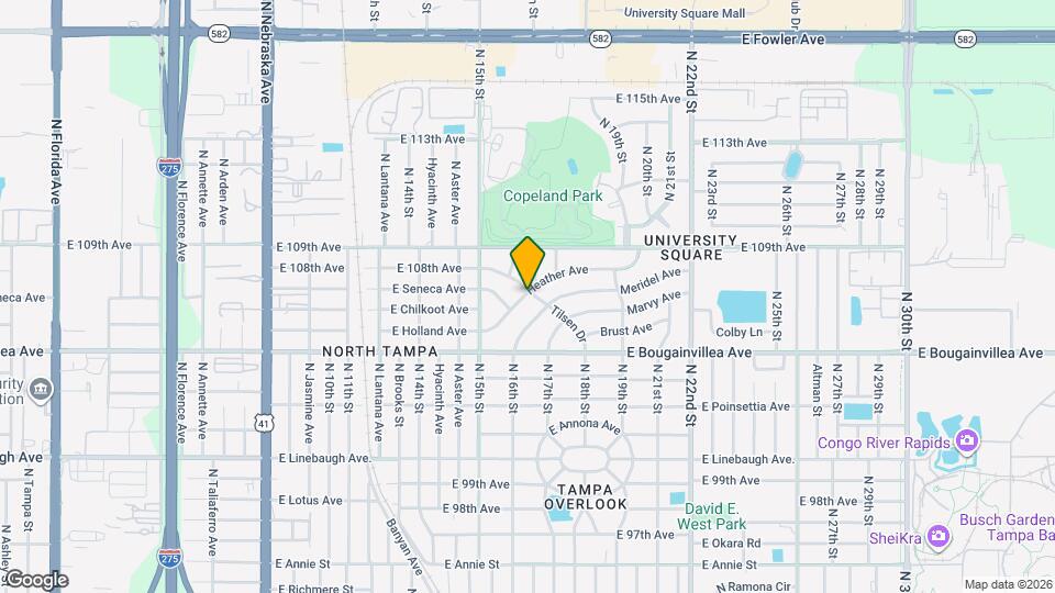 1521 Heather Ave Map and Location Details
